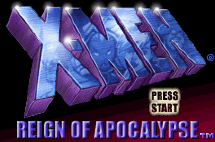X-Men Reign of Apocalypse Title Screen